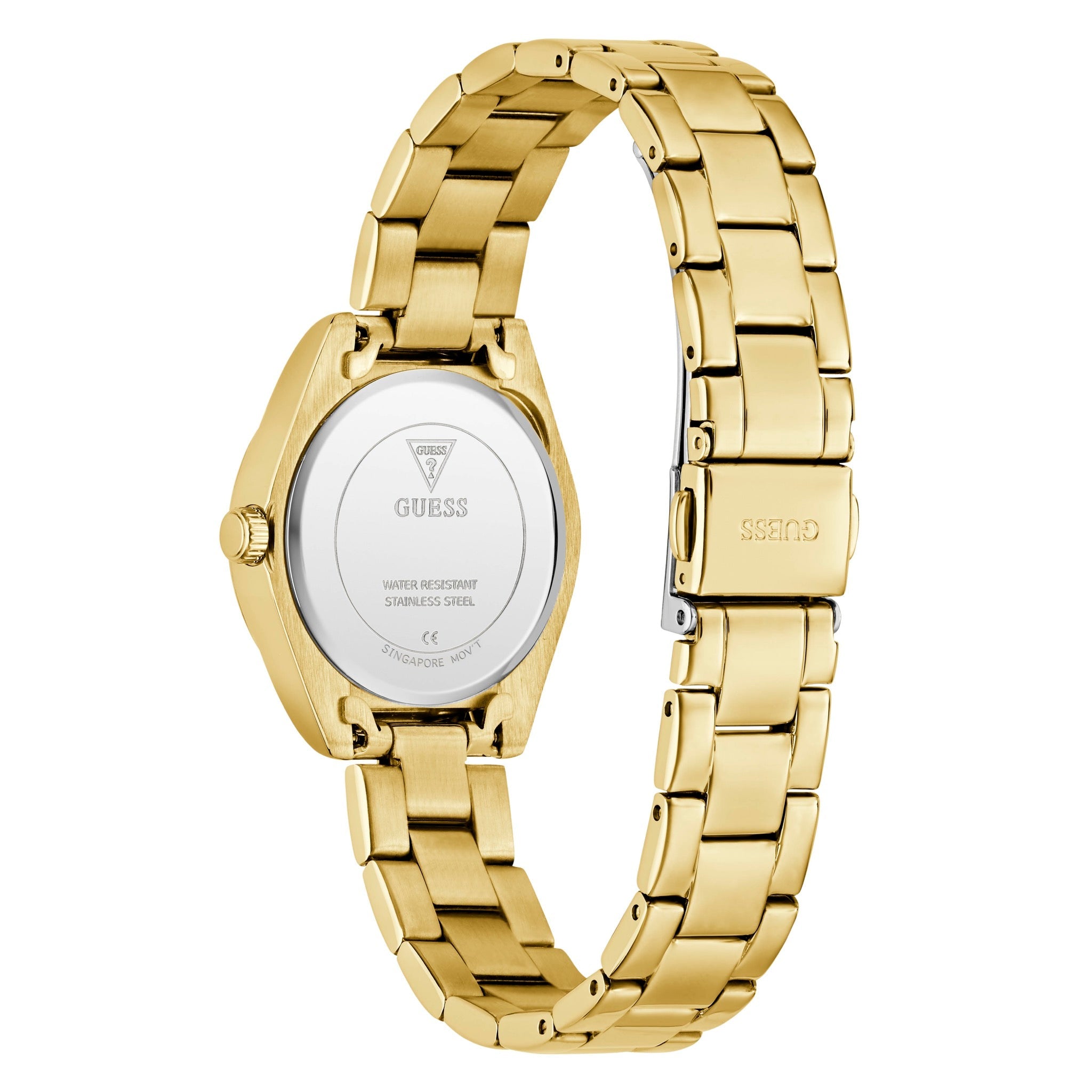 GUESS Mini Luna Goudkleurig Dames Horloge GW0841L9 lifestyle E