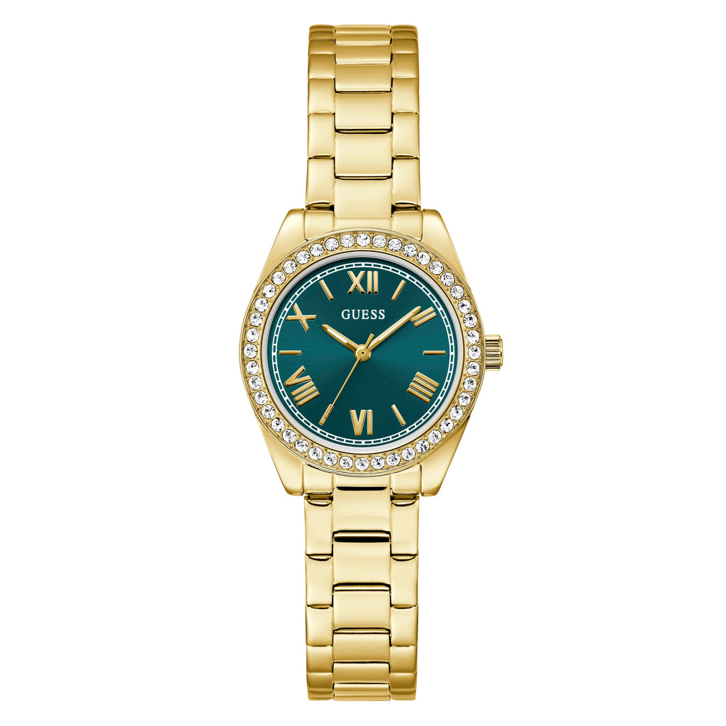GUESS Mini Luna Goudkleurig Dames Horloge GW0841L9