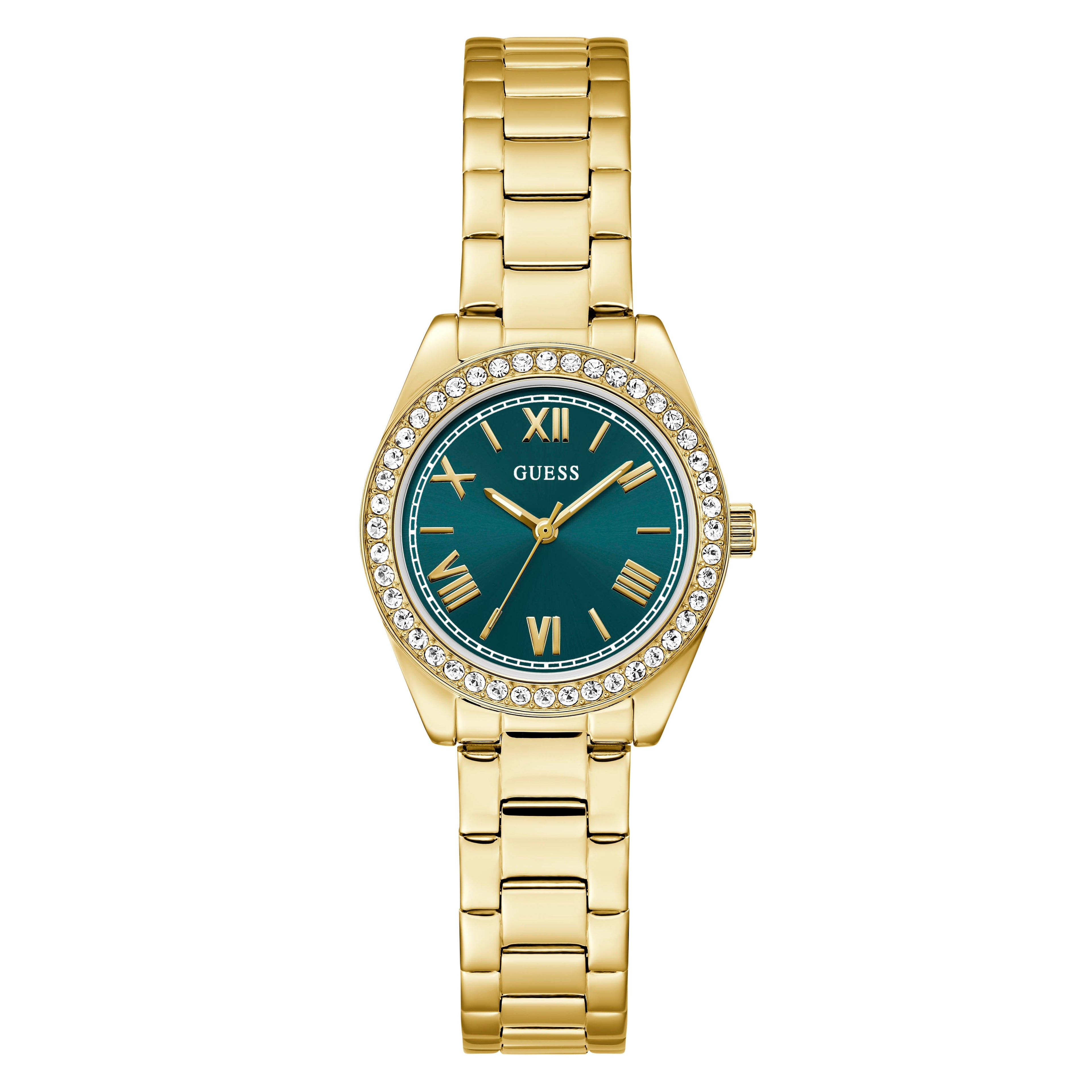 GUESS Mini Luna Goudkleurig Dames Horloge GW0841L9