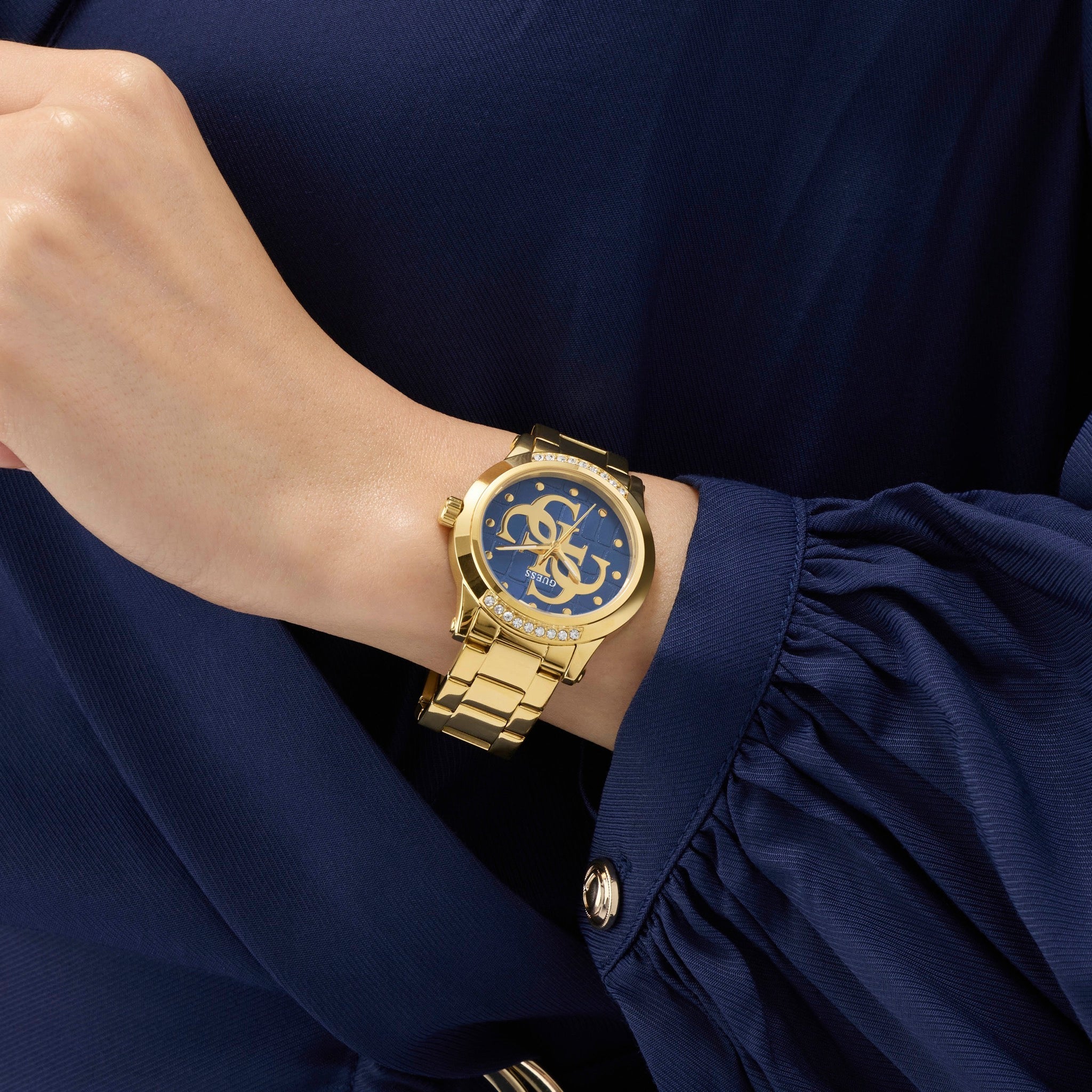 GUESS Annette Goudkleurig Dames Horloge GW0861L6 lifestyle M