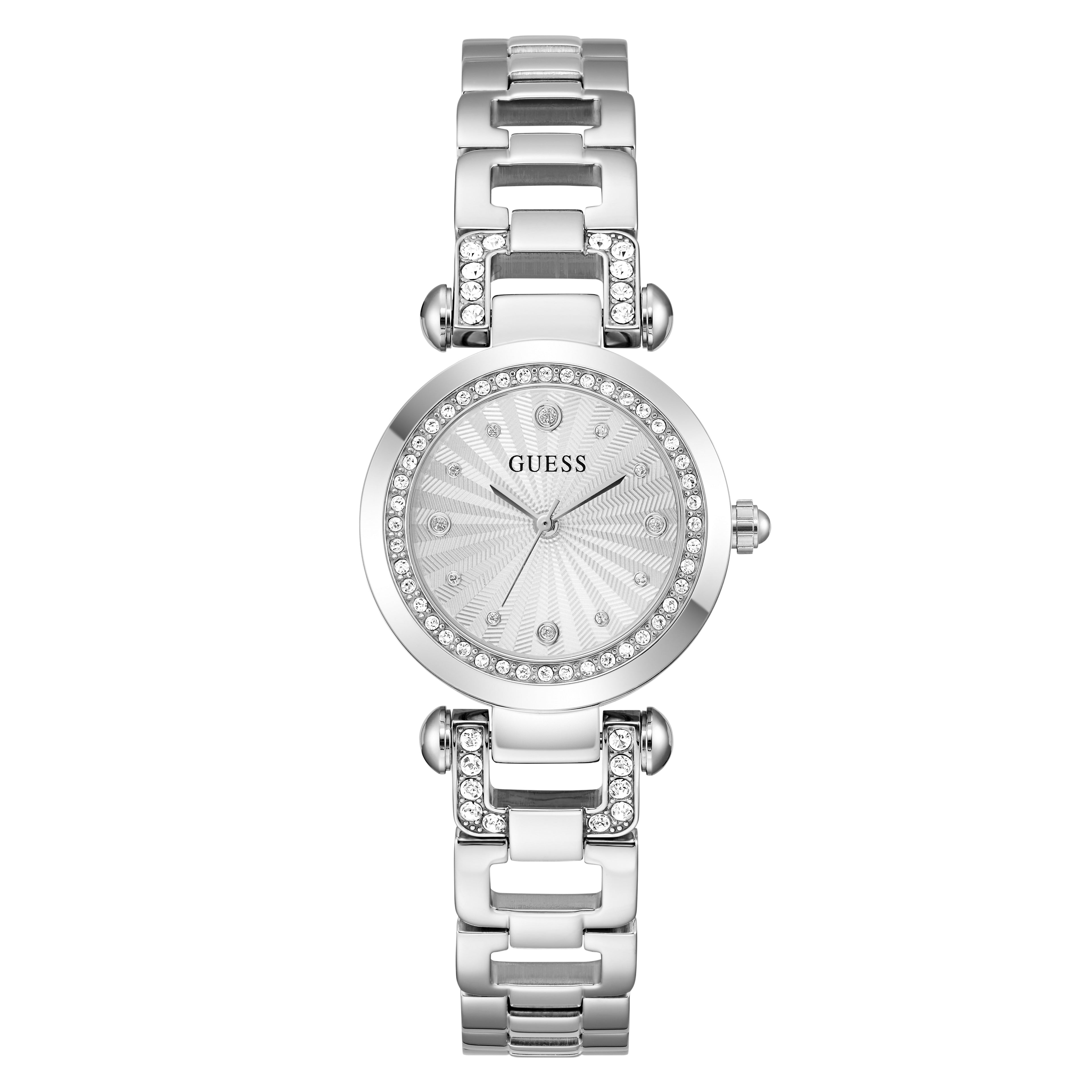 GUESS Ginger Zilverkleurig Dames Horloge GW0869L3
