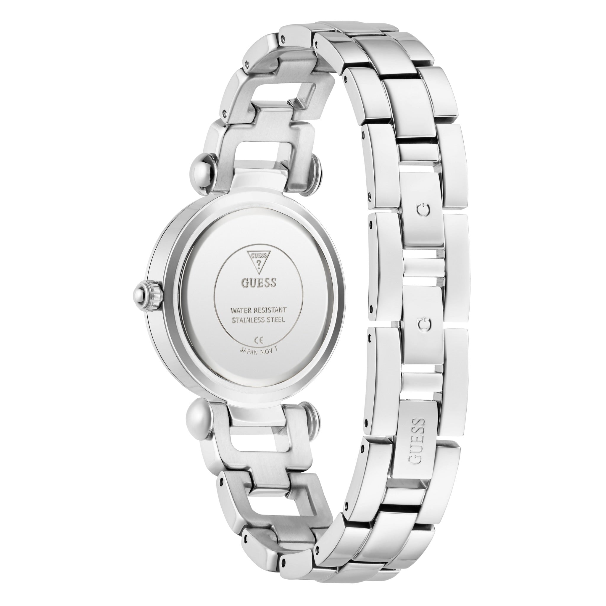GUESS Ginger Zilverkleurig Dames Horloge GW0869L3 lifestyle E
