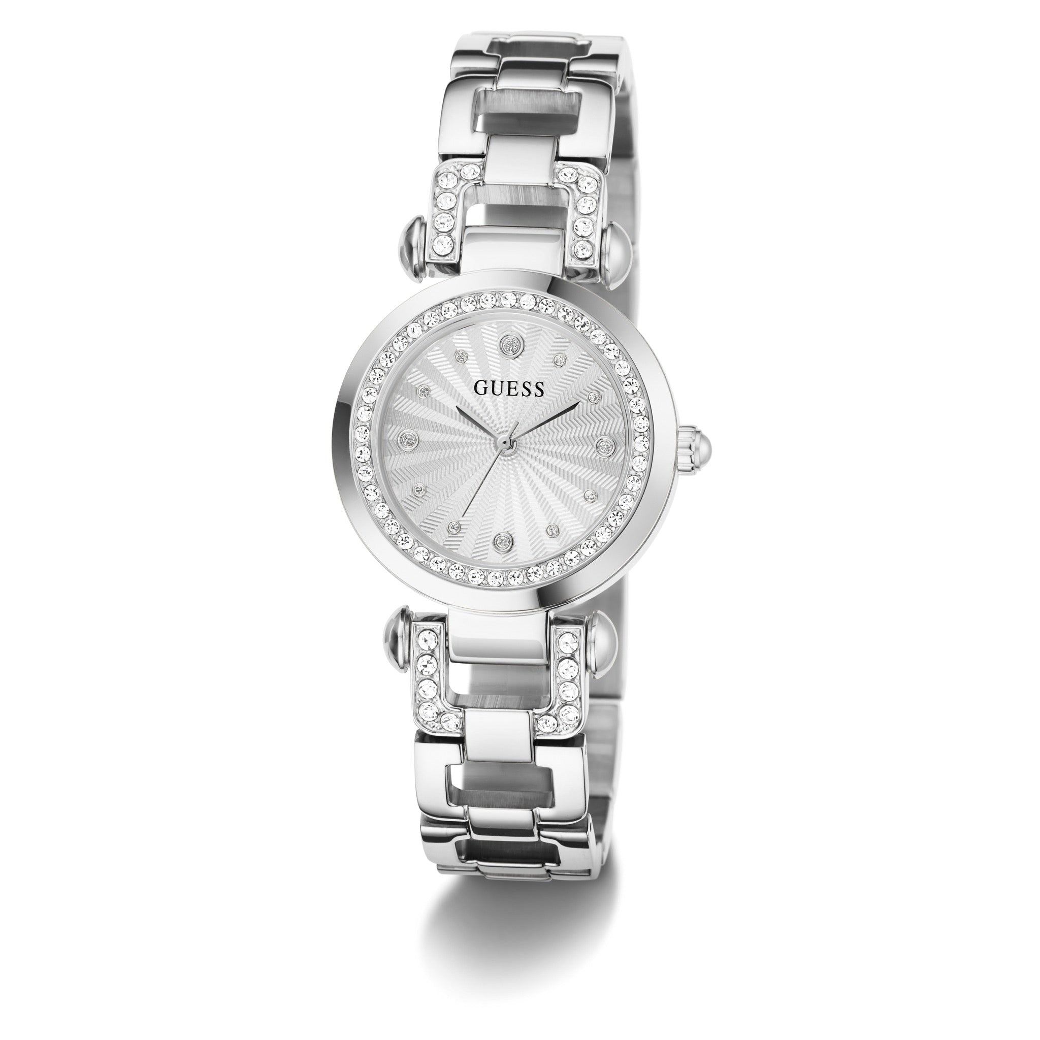 GUESS Ginger Zilverkleurig Dames Horloge GW0869L3 lifestyle Q
