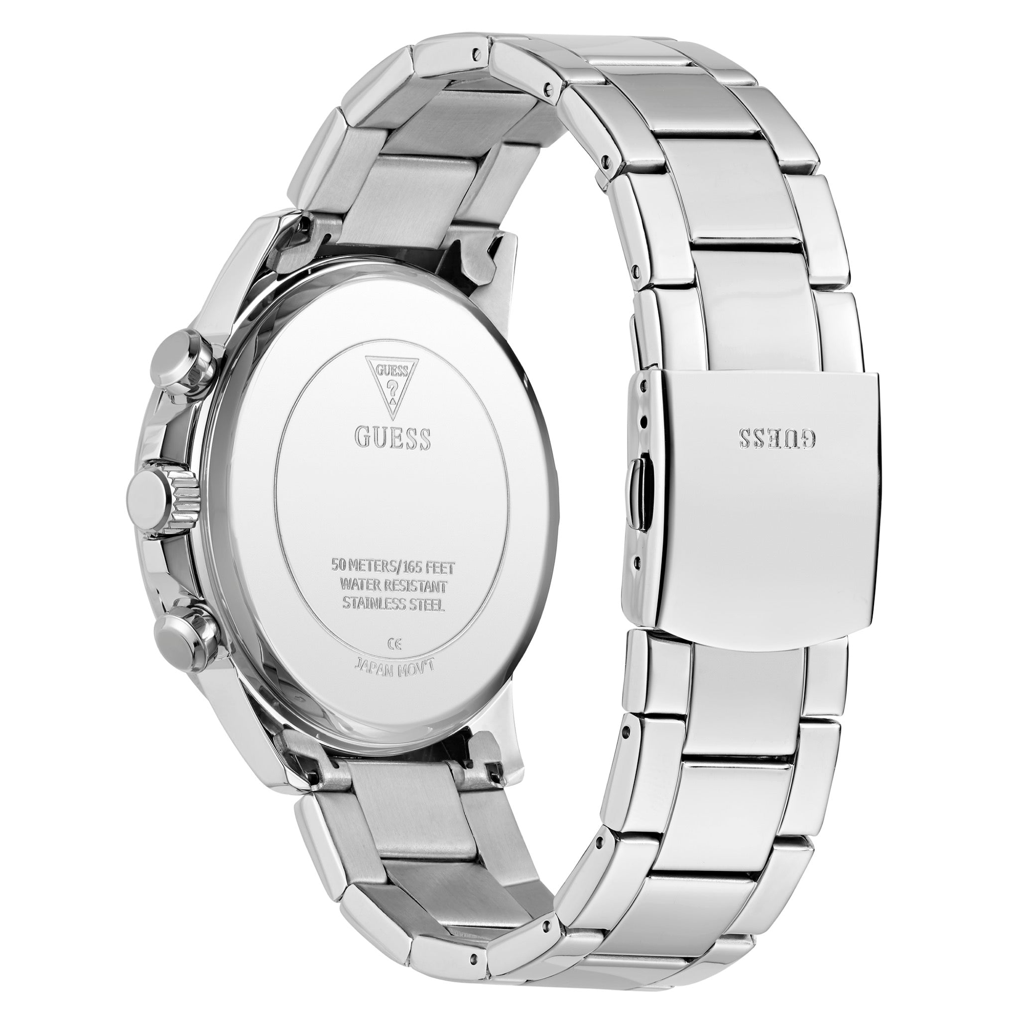 GUESS Walker Zilverkleurig Heren Horloge GW0900G4 lifestyle E