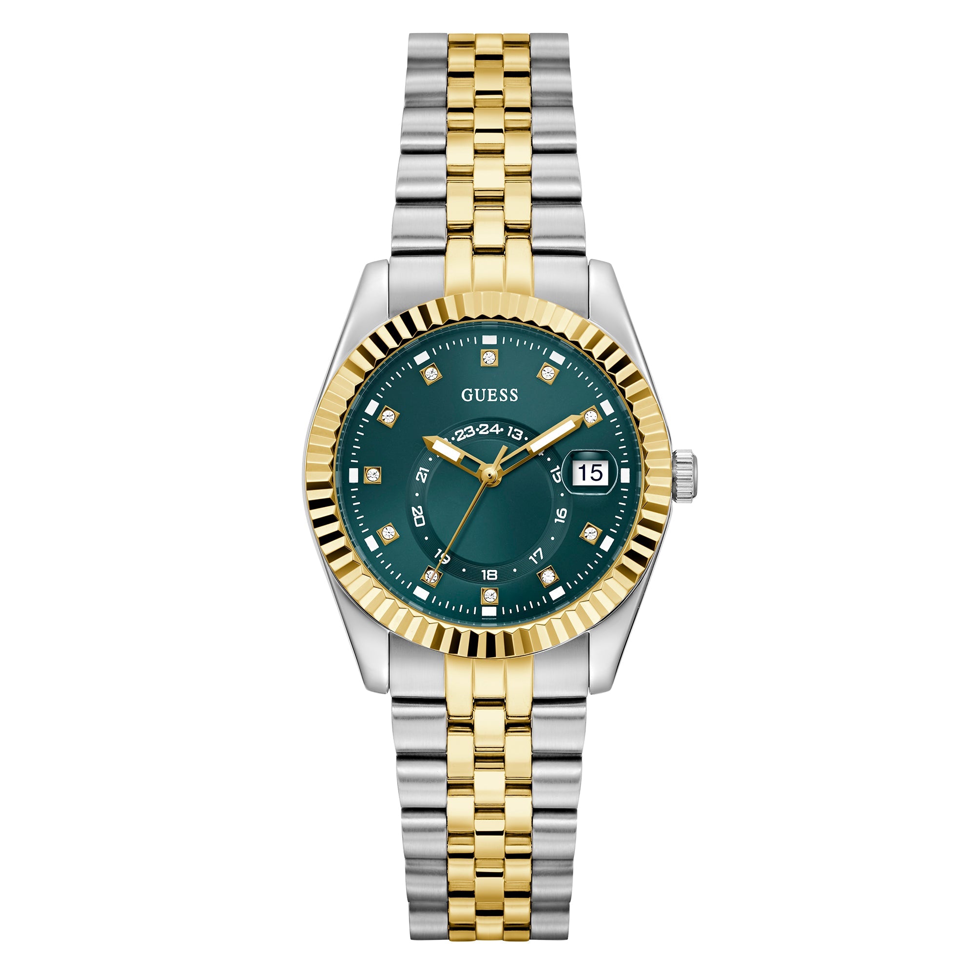 GUESS Jada Zilverkleurig Dames Horloge GW0936L3