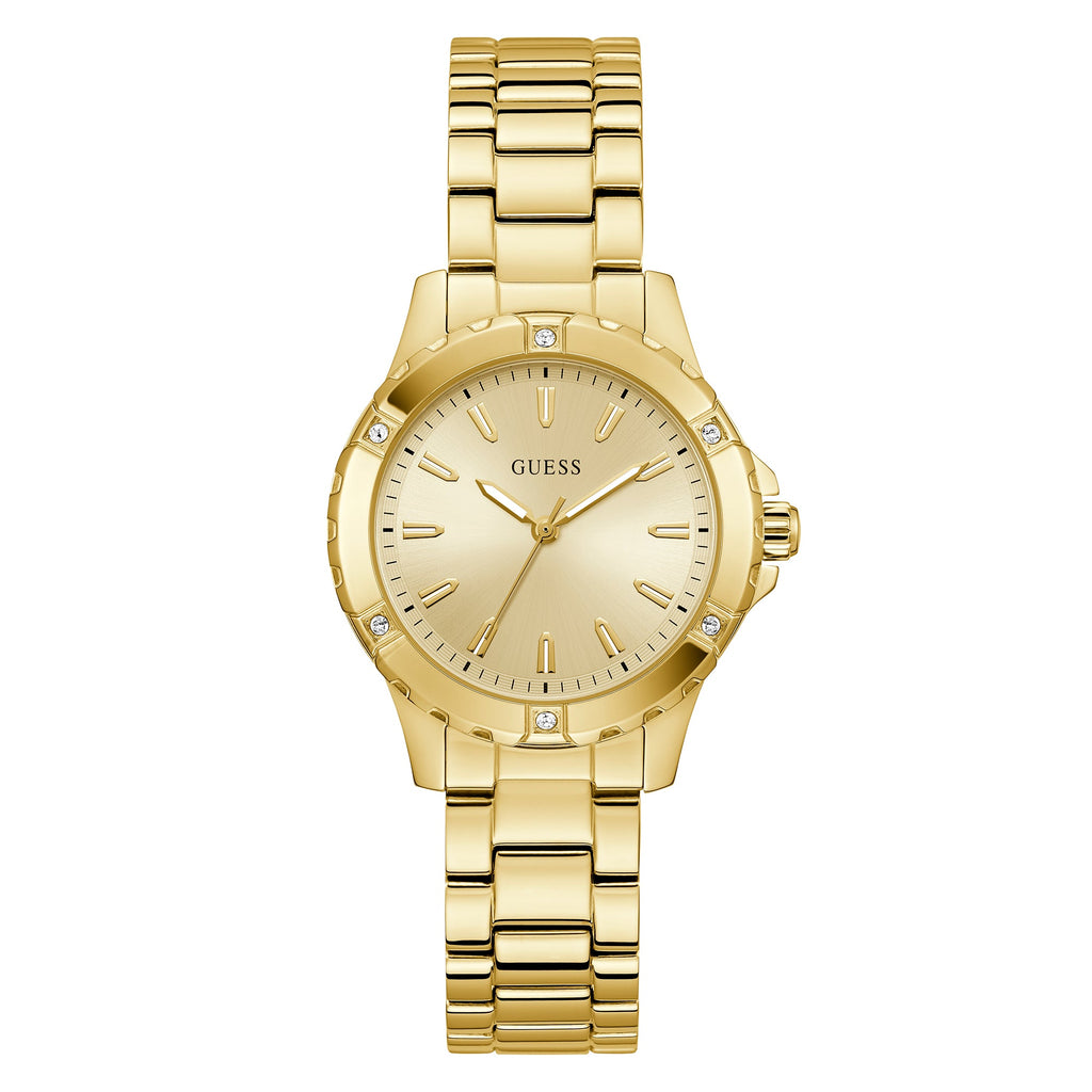 GUESS Mist Goudkleurig Dames Horloge GW0948L2