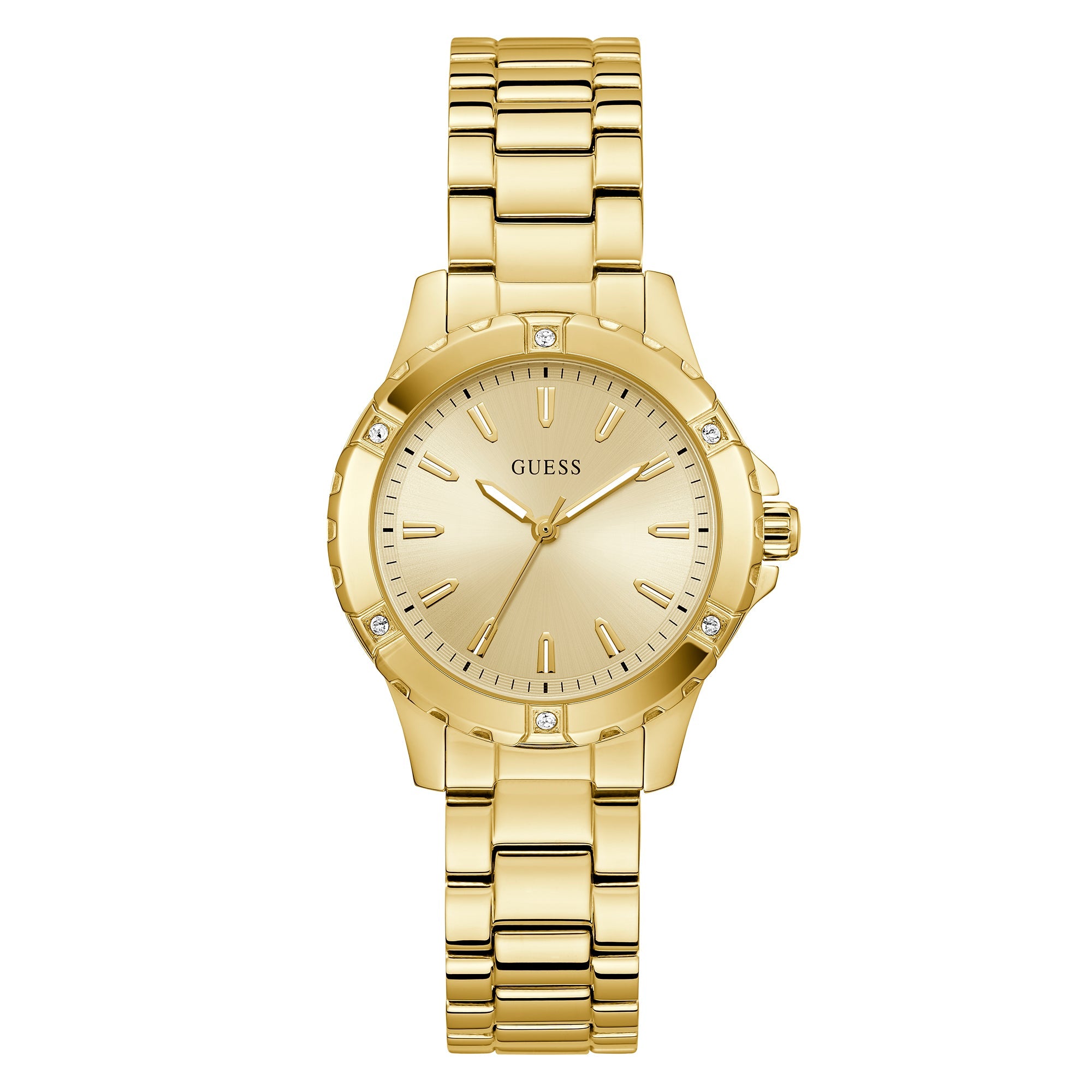 GUESS Mist Goudkleurig Dames Horloge GW0948L2