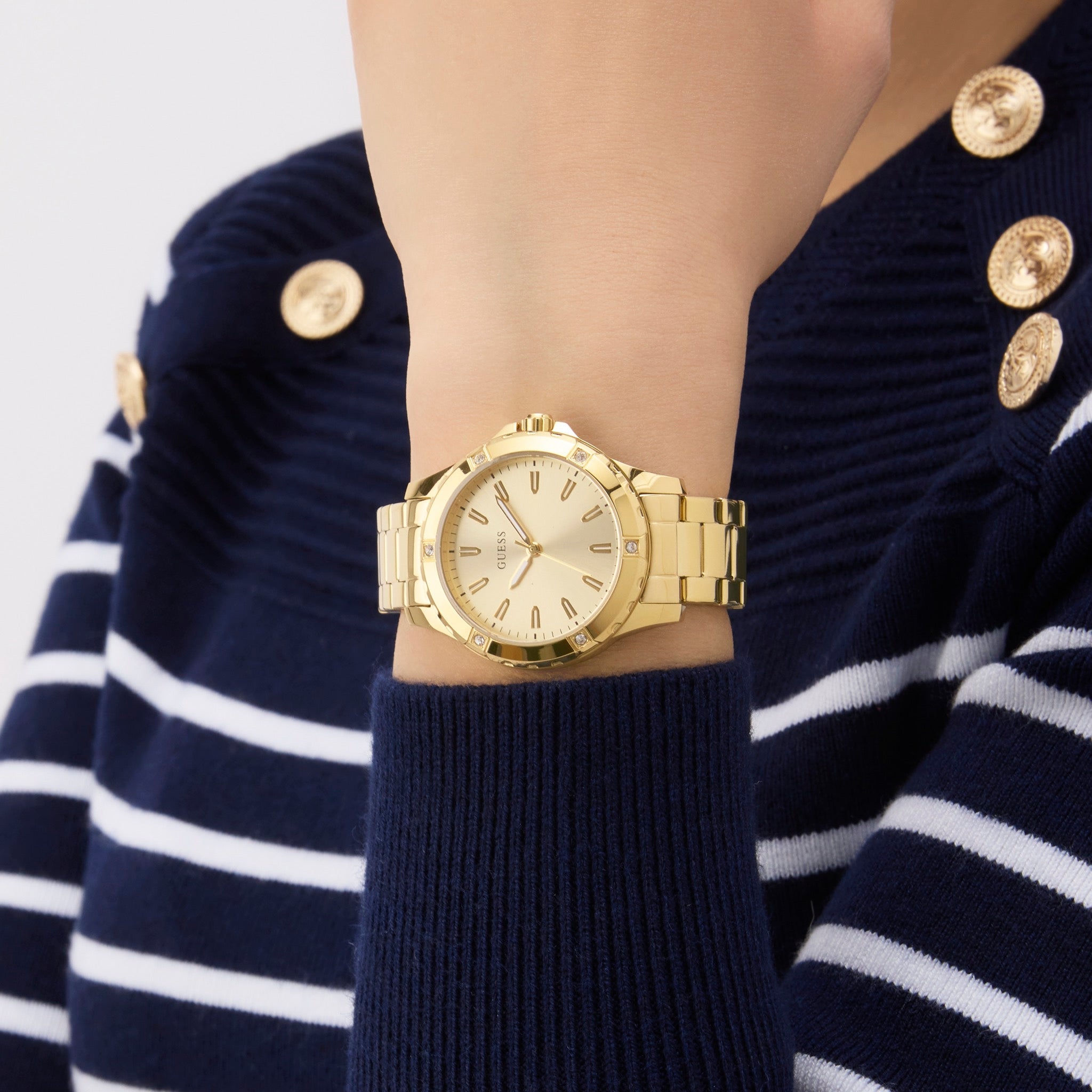 GUESS Mist Goudkleurig Dames Horloge GW0948L2 lifestyle M