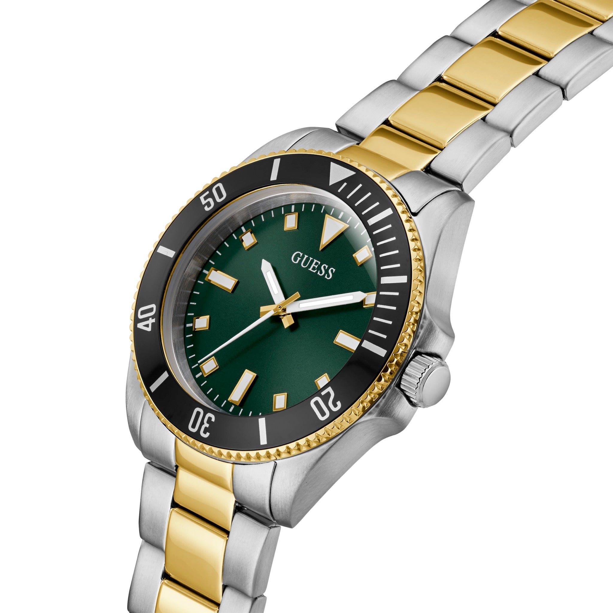 GUESS Cliff Zilverkleurig Heren Horloge GW0968G4 lifestyle P