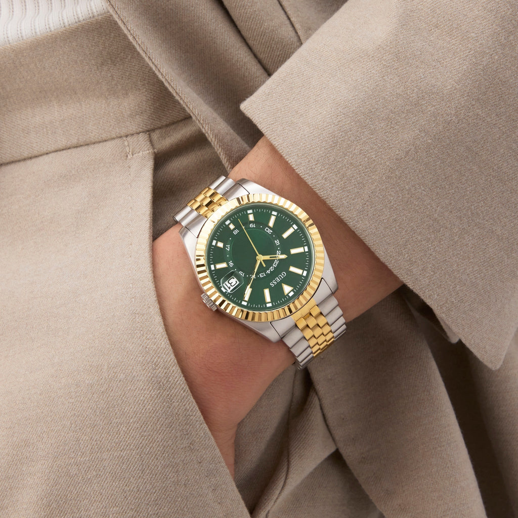GUESS Jaden Zilverkleurig Heren Horloge GW0977G4 lifestyle O