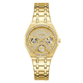 GUESS Quinn Goudkleurig Dames Horloge GW0988L2