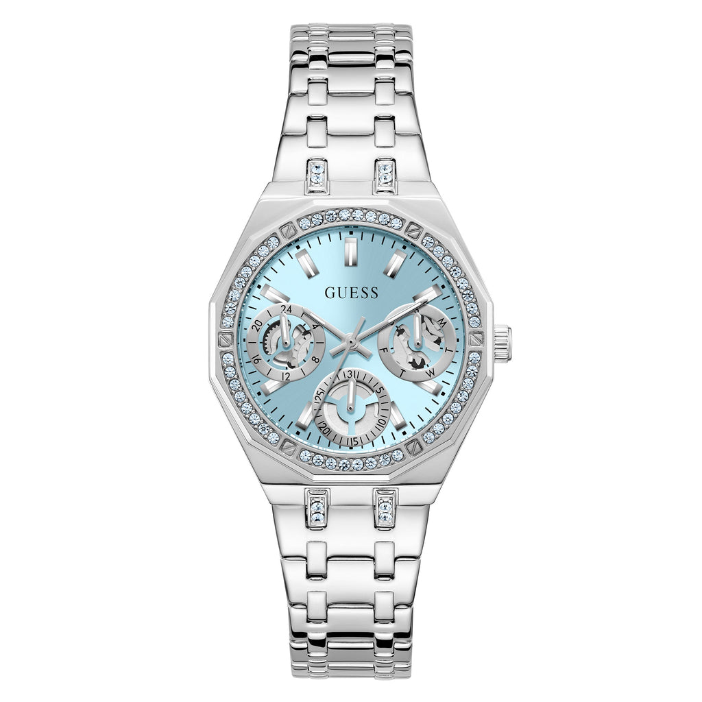 GUESS Quinn Zilverkleurig Dames Horloge GW1009L1