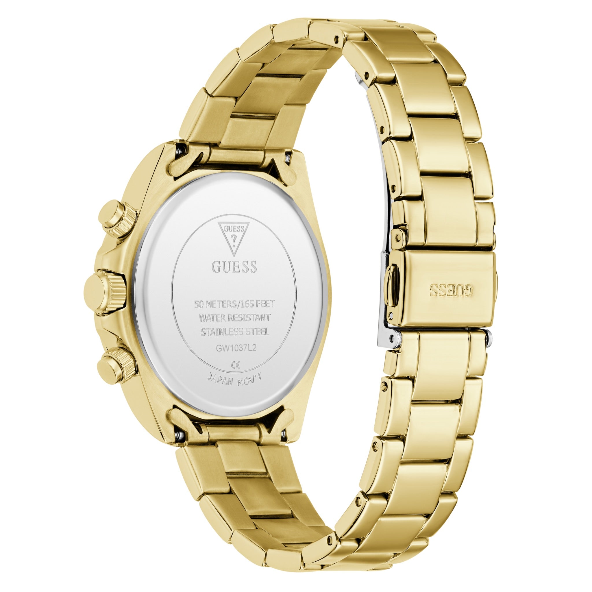 GUESS Victoria Goudkleurig Dames Horloge GW1037L2 lifestyle foto E