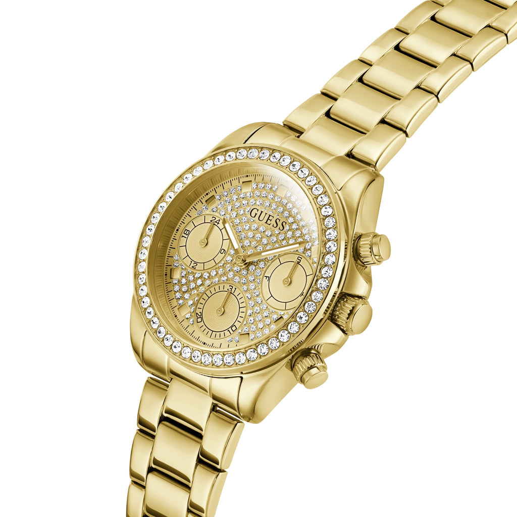 GUESS Victoria Goudkleurig Dames Horloge GW1037L2 lifestyle foto P