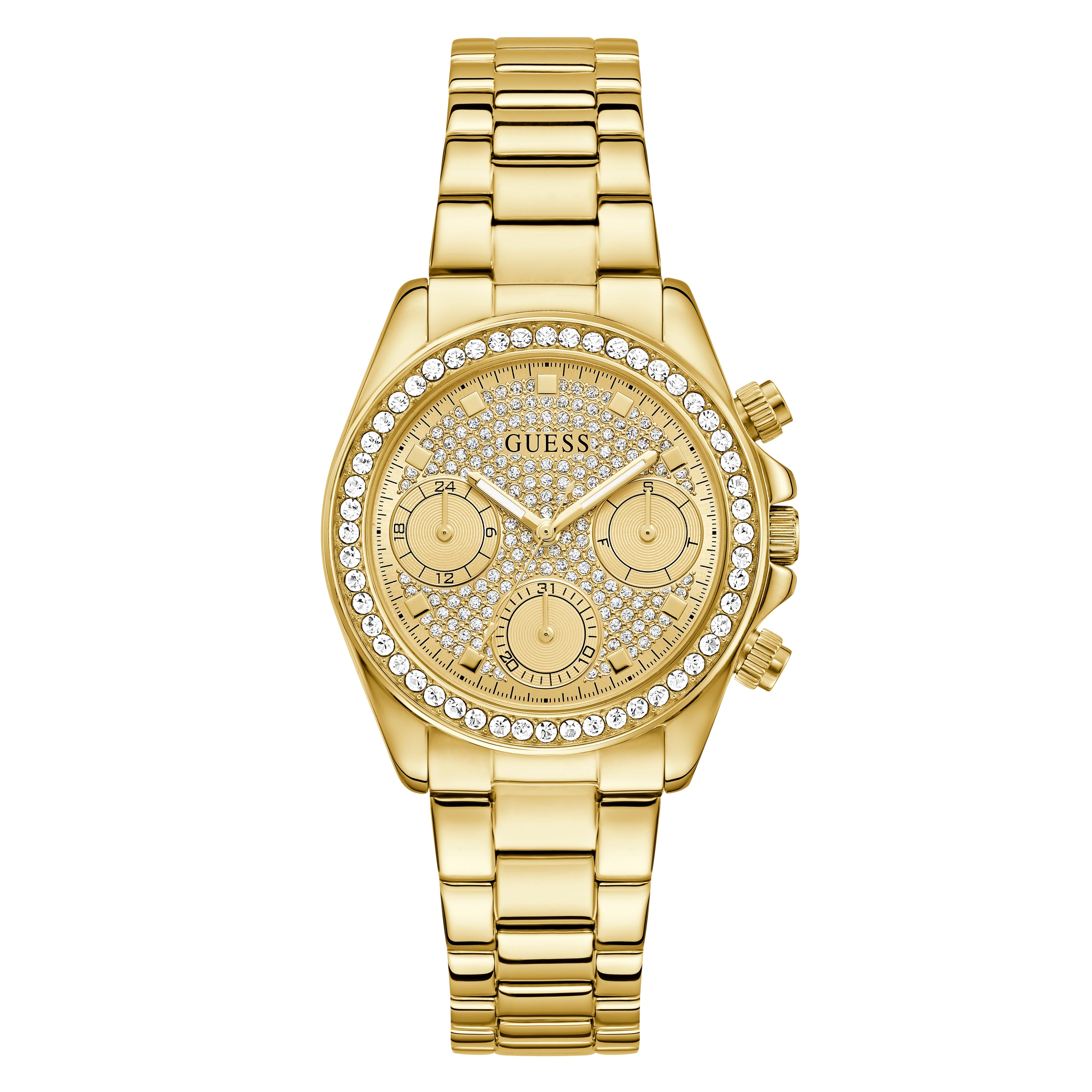 GUESS Victoria Goudkleurig Dames Horloge GW1037L2