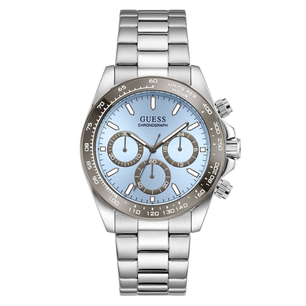 GUESS Arthur Zilverkleurig Heren Horloge GW1058G1