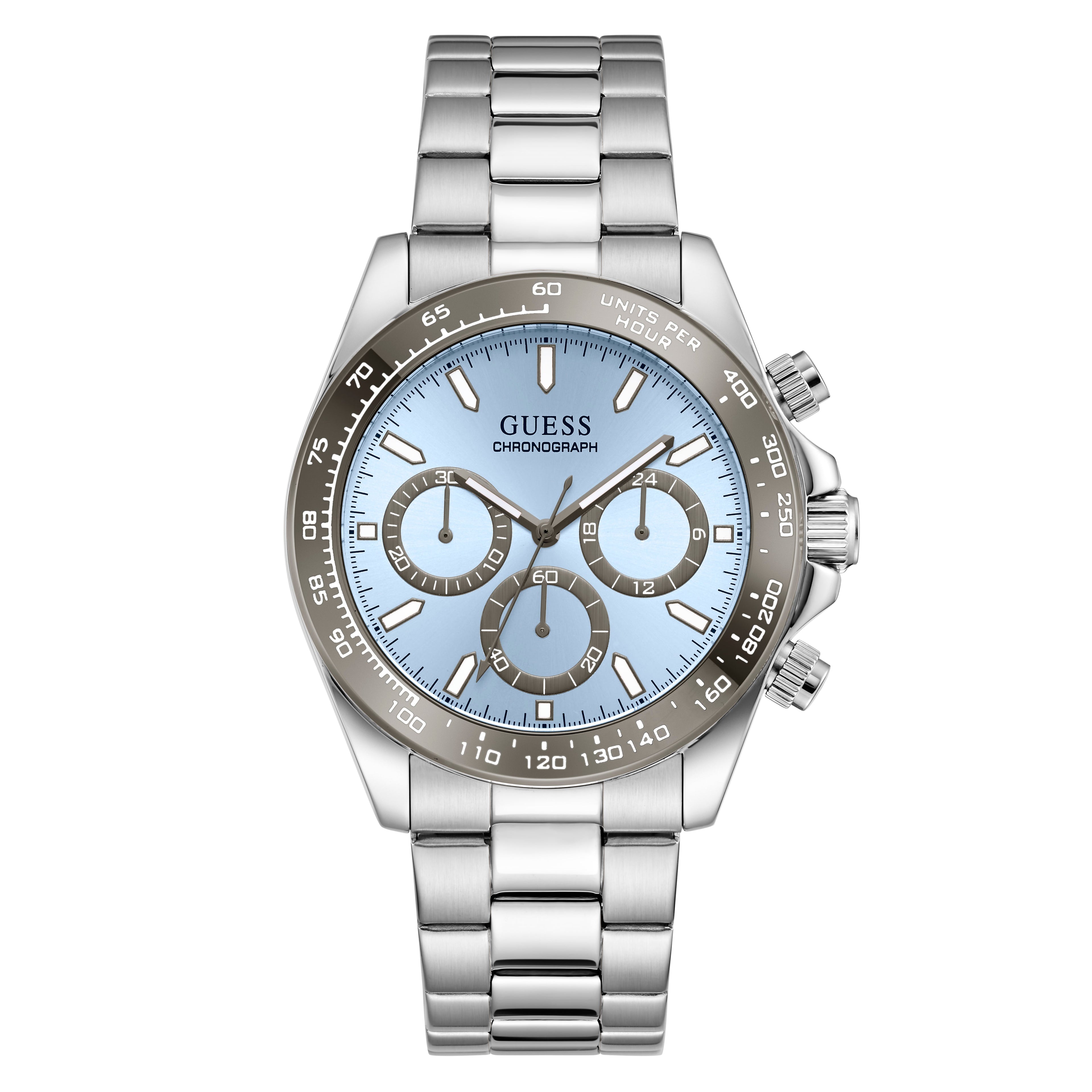 GUESS Arthur Zilverkleurig Heren Horloge GW1058G1