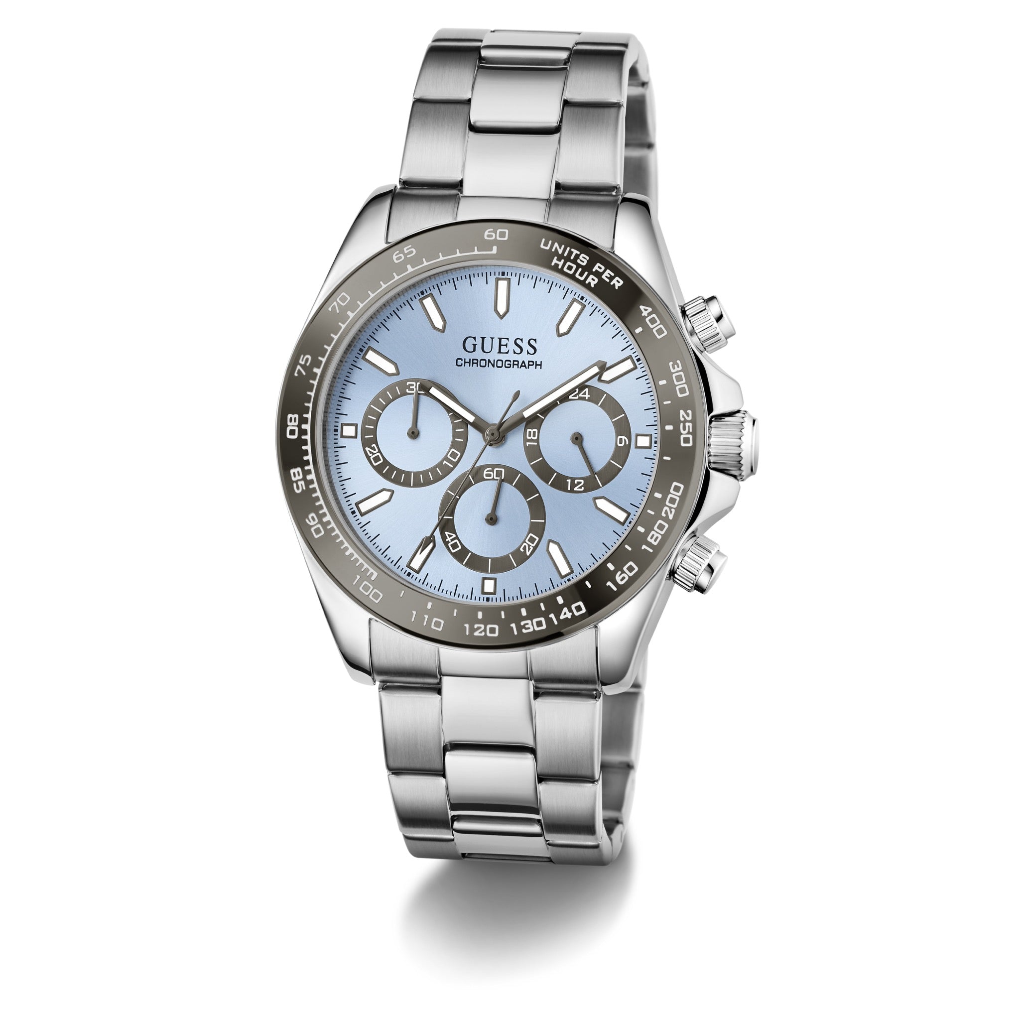 GUESS Arthur Zilverkleurig Heren Horloge GW1058G1 lifestyle Q