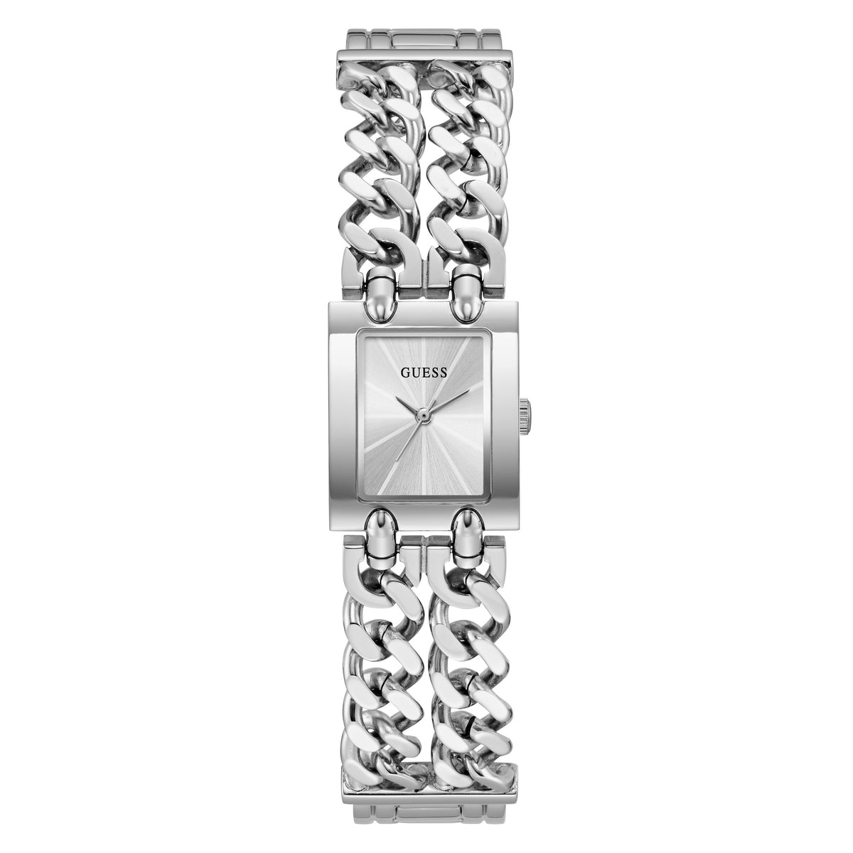 GUESS Micro Mod zilverkleurig dameshorloge GW1112L1 voorzijde