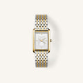 Rosefield Heirloom Duotone Goudkleurig Dames Horloge HWDSG-H03