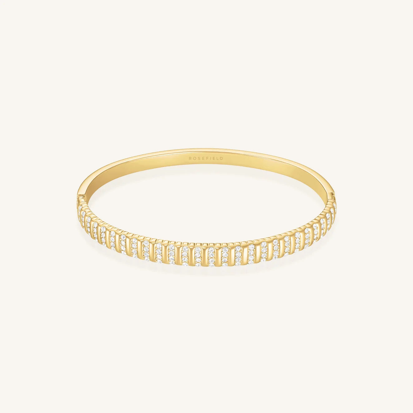 Striped Pave Bangle JBSBG-J1287