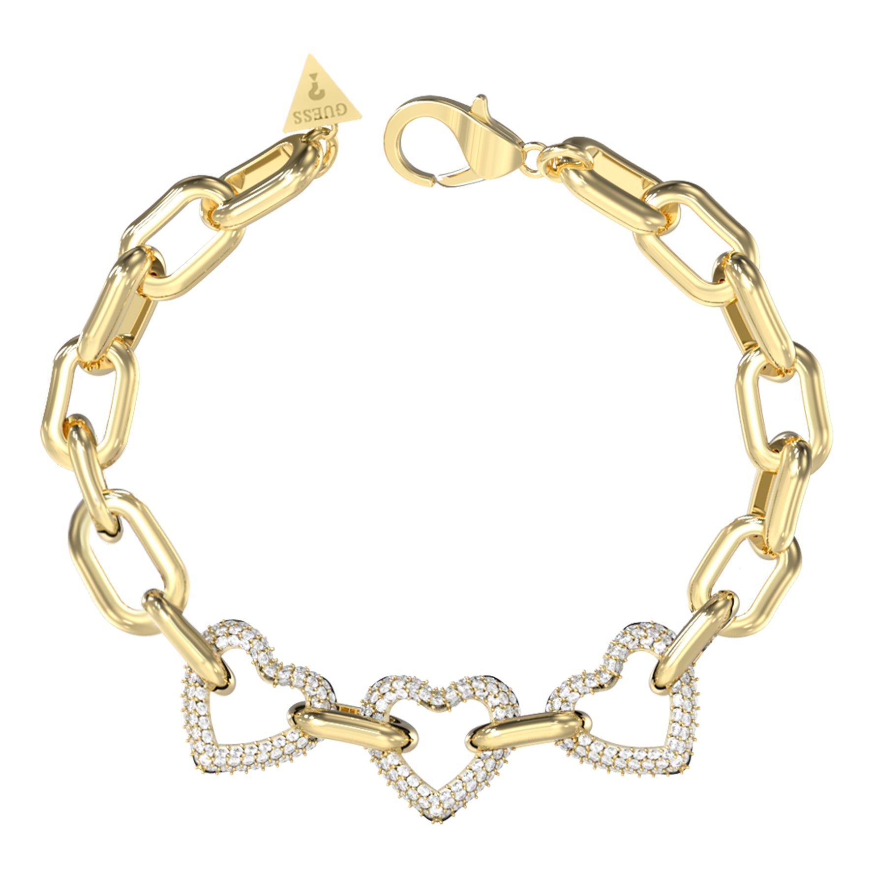 GUESS Zilverkleurige Armband JUBB06012JWYGS