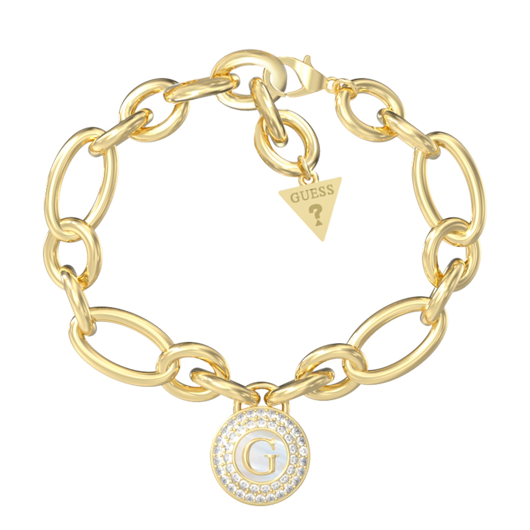 GUESS Zilverkleurige Armband JUBB06194JWYGS