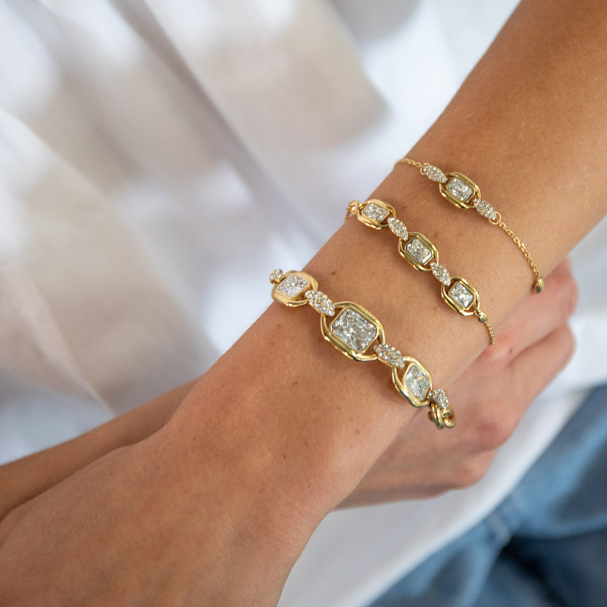 GUESS goudkleurige armband JUBB06390JWYGS sfeerbeeld