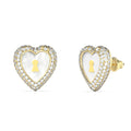GUESS Goudkleurige Oorbellen JUBE06065JWYGT-U