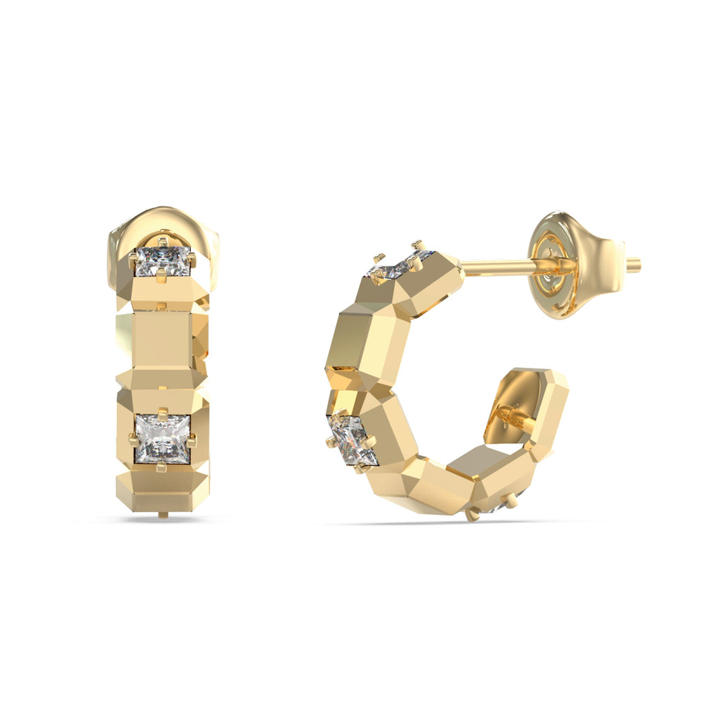 GUESS Goudkleurige Oorbellen JUBE06183JWYGT-U
