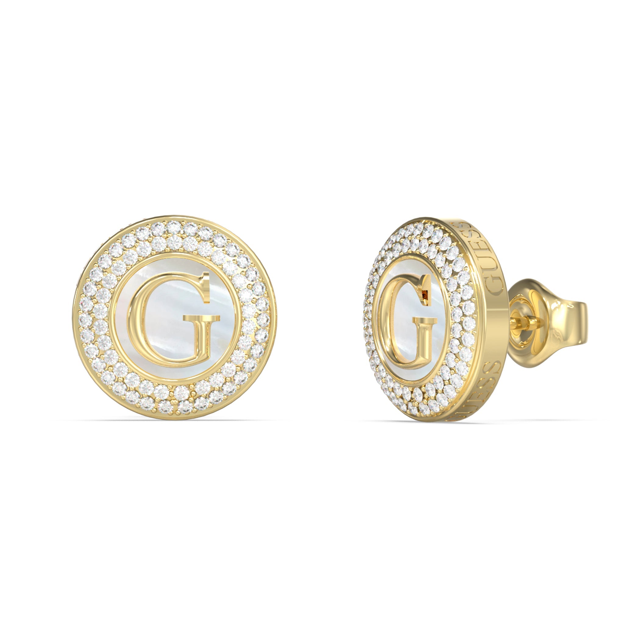 GUESS Goudkleurige Oorbellen JUBE06205JWYGT-U