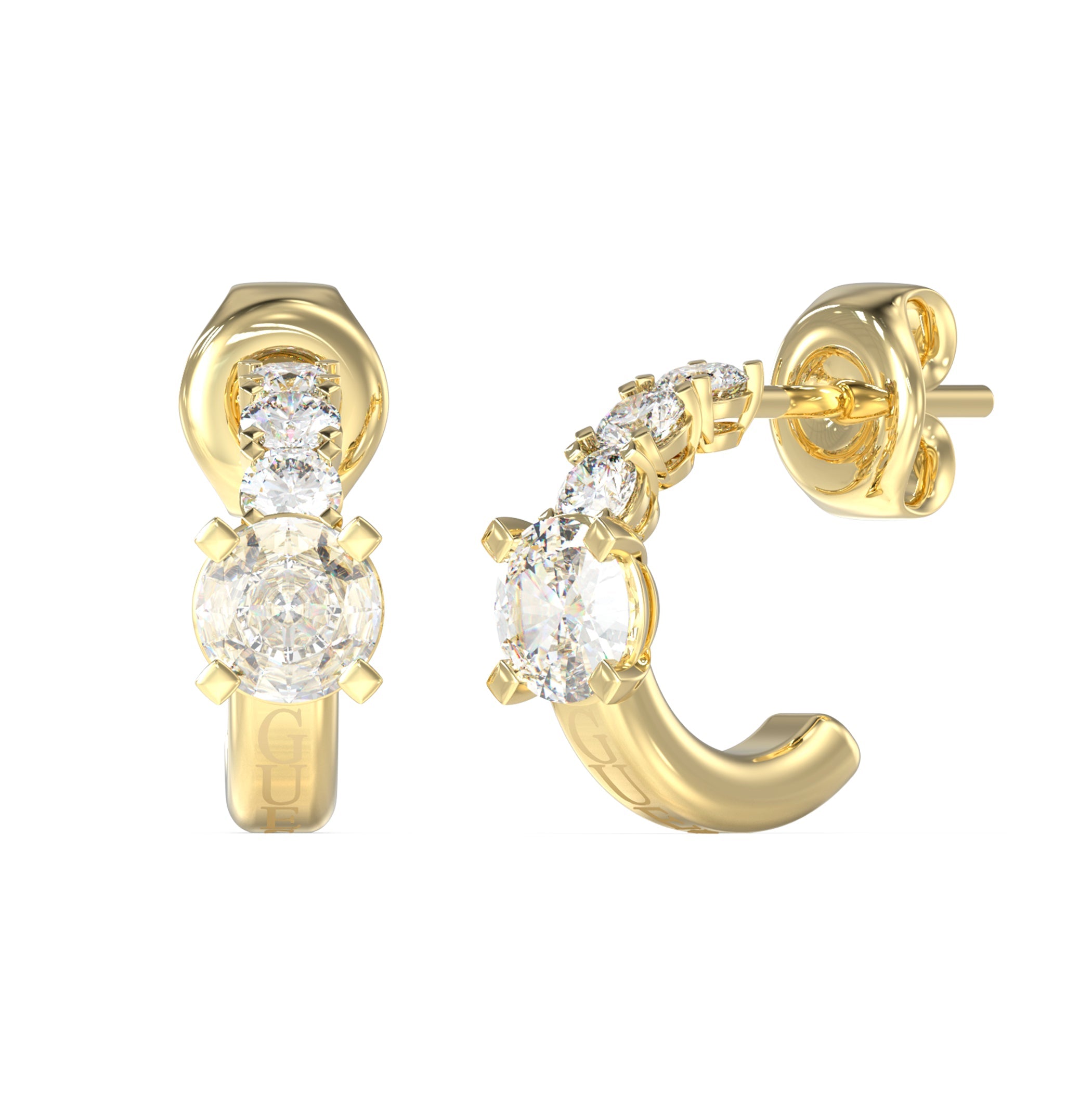 GUESS Goudkleurige Oorbellen JUBE06271JWYGT-U