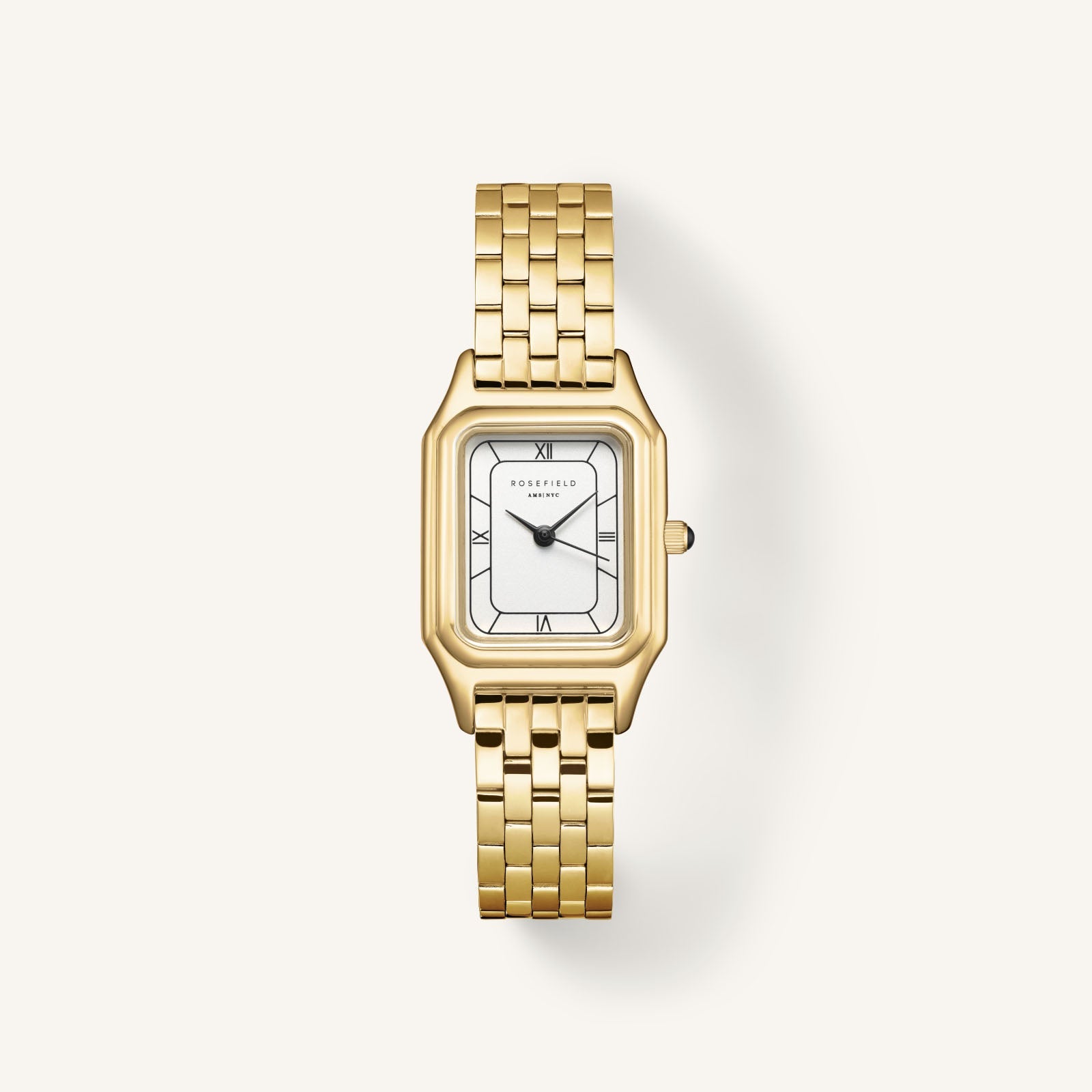 Rosefield Ivy Goudkleurig Dames Horloge OCWGSG-OC01