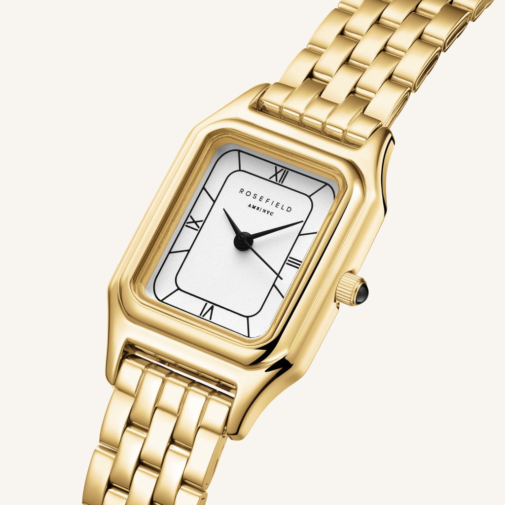 Rosefield Ivy Goudkleurig Dames Horloge OCWGSG-OC01 M02
