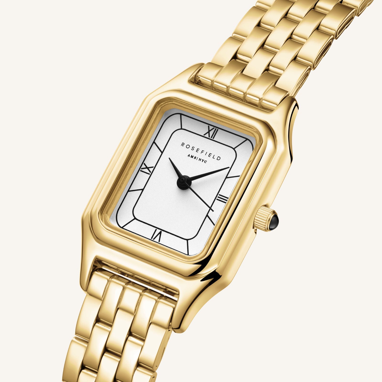 Rosefield Ivy Goudkleurig Dames Horloge OCWGSG-OC01 M02