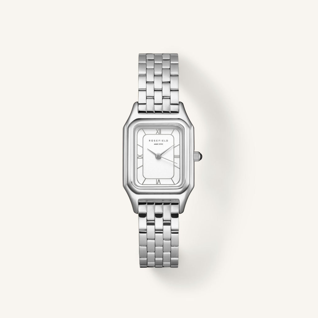 Rosefield Ivy Zilverkleurig Dames Horloge OCWSSS-OC02