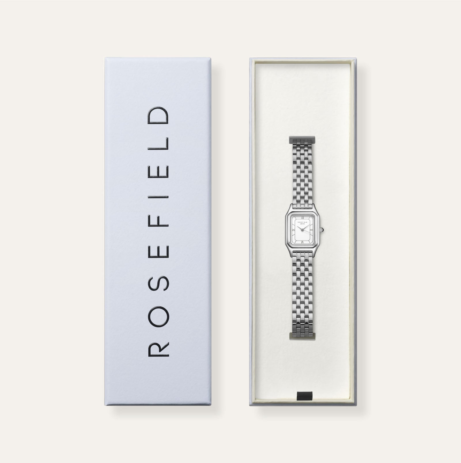 Rosefield Ivy Zilverkleurig Dames Horloge OCWSSS-OC02 M05