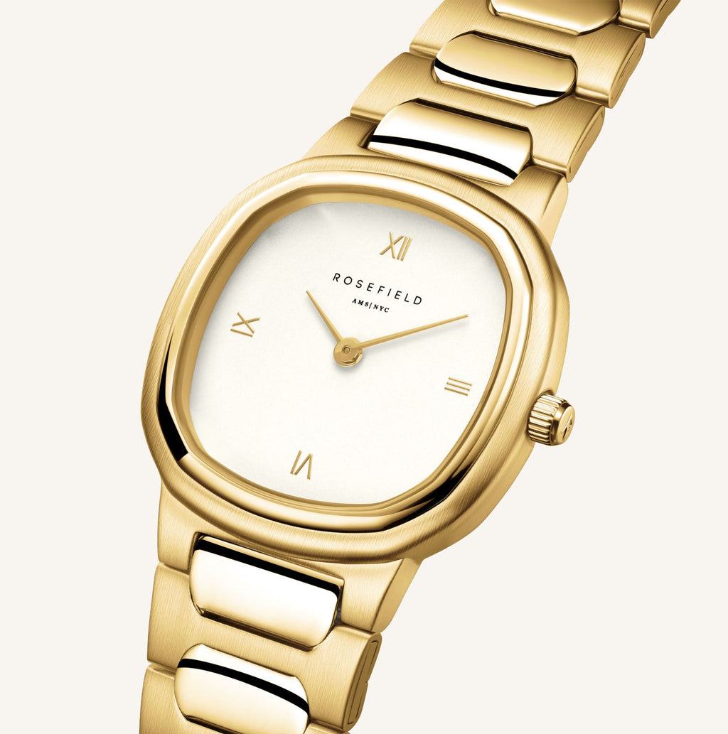 Rosefield Gaia Goudkleurig Dames Horloge ORCGSG-OR01 M02