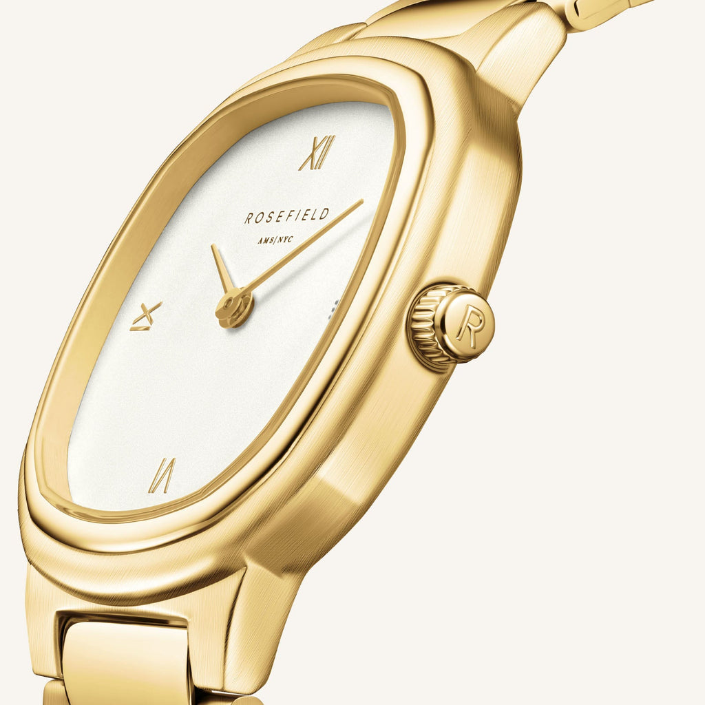 Rosefield Gaia Goudkleurig Dames Horloge ORCGSG-OR01 M06