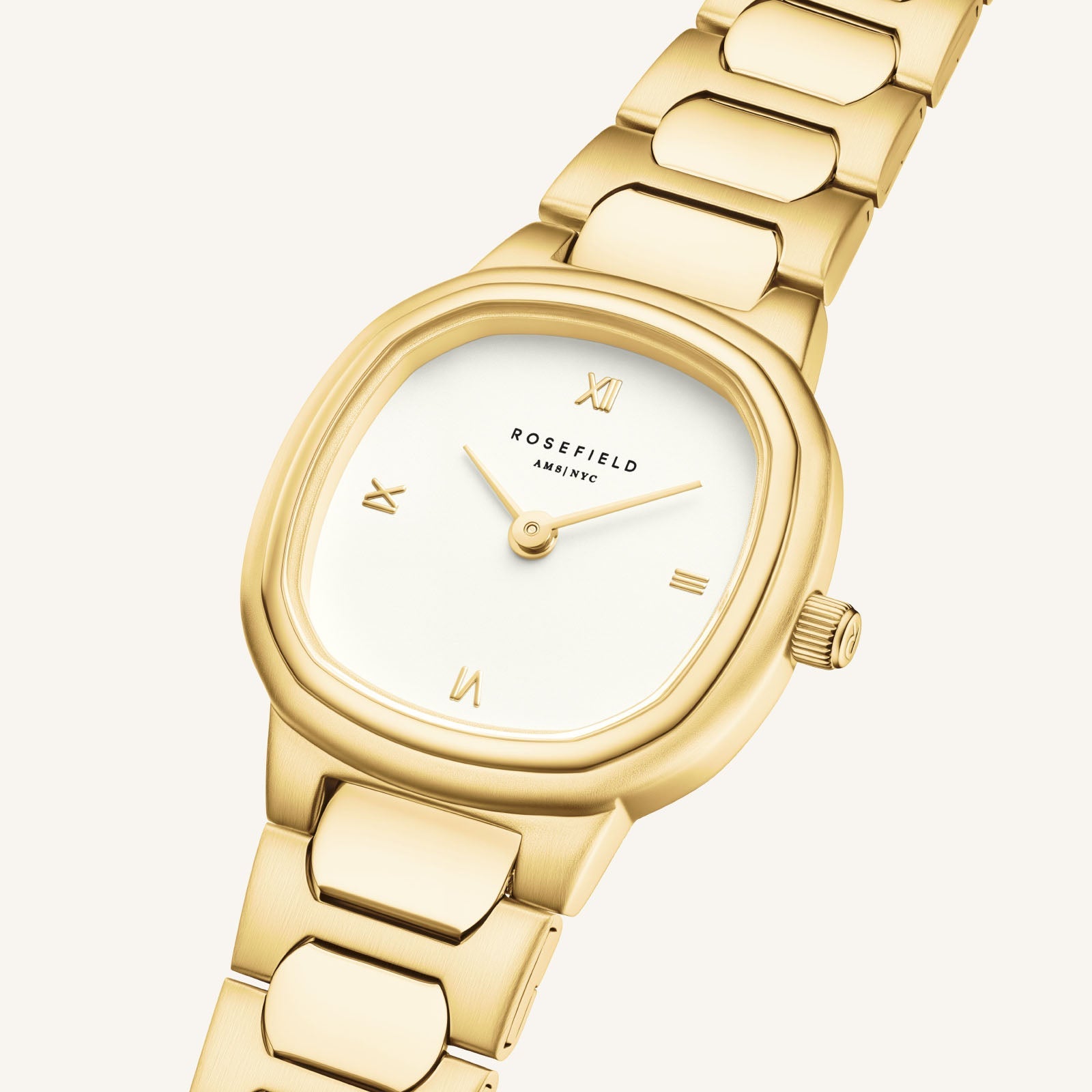 Rosefield Gaia XS Goudkleurig Dames Horloge ORCGSG-OR04 M02
