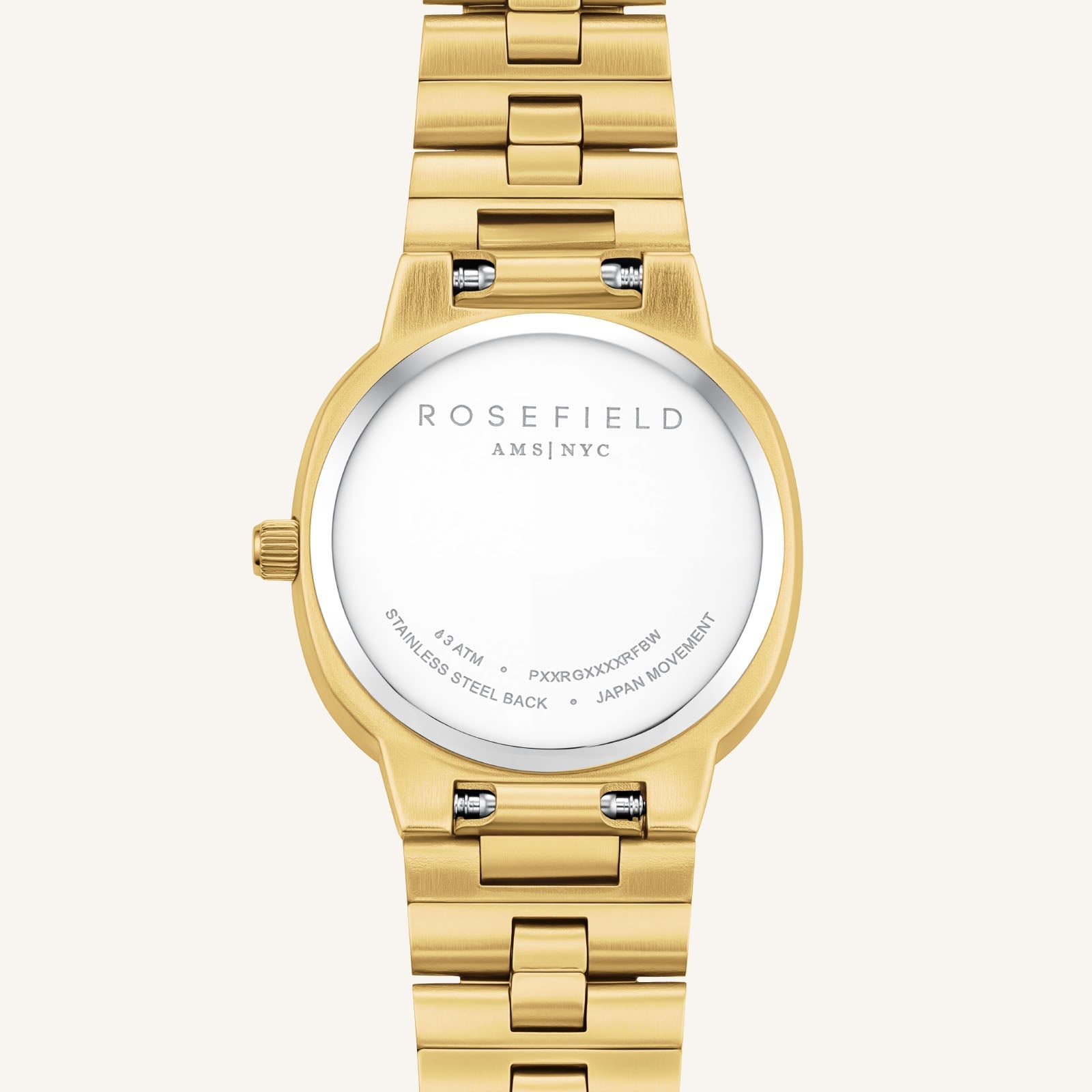 Rosefield Gaia XS Goudkleurig Dames Horloge ORCGSG-OR04 M04