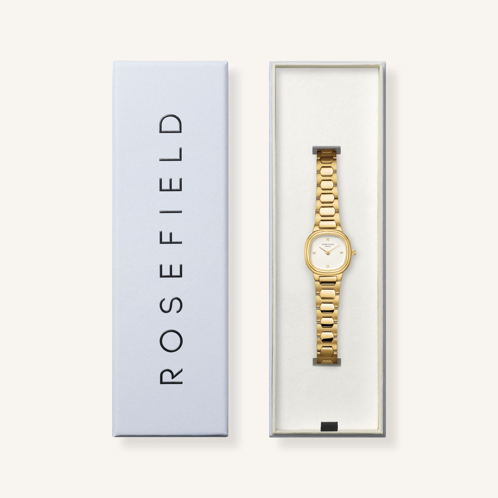 Rosefield Gaia XS Goudkleurig Dames Horloge ORCGSG-OR04 M05
