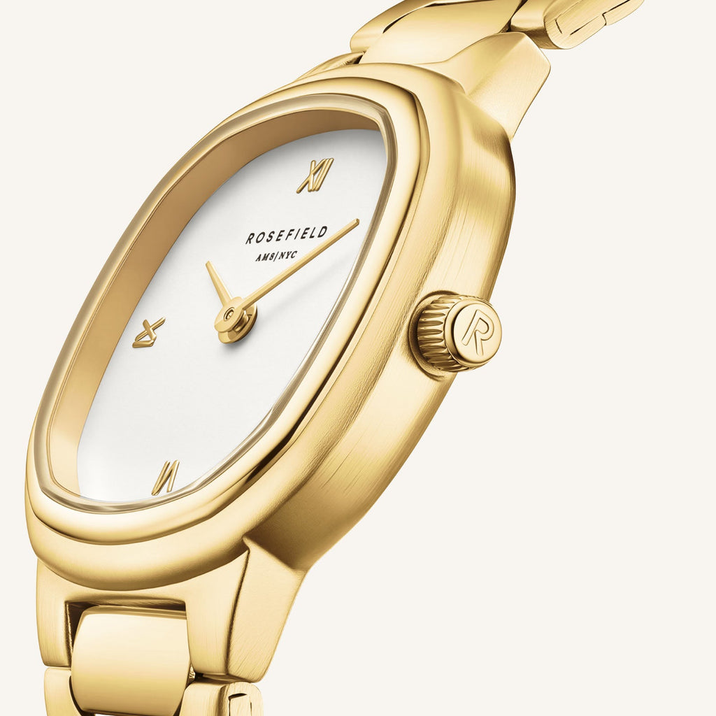 Rosefield Gaia XS Goudkleurig Dames Horloge ORCGSG-OR04 M06