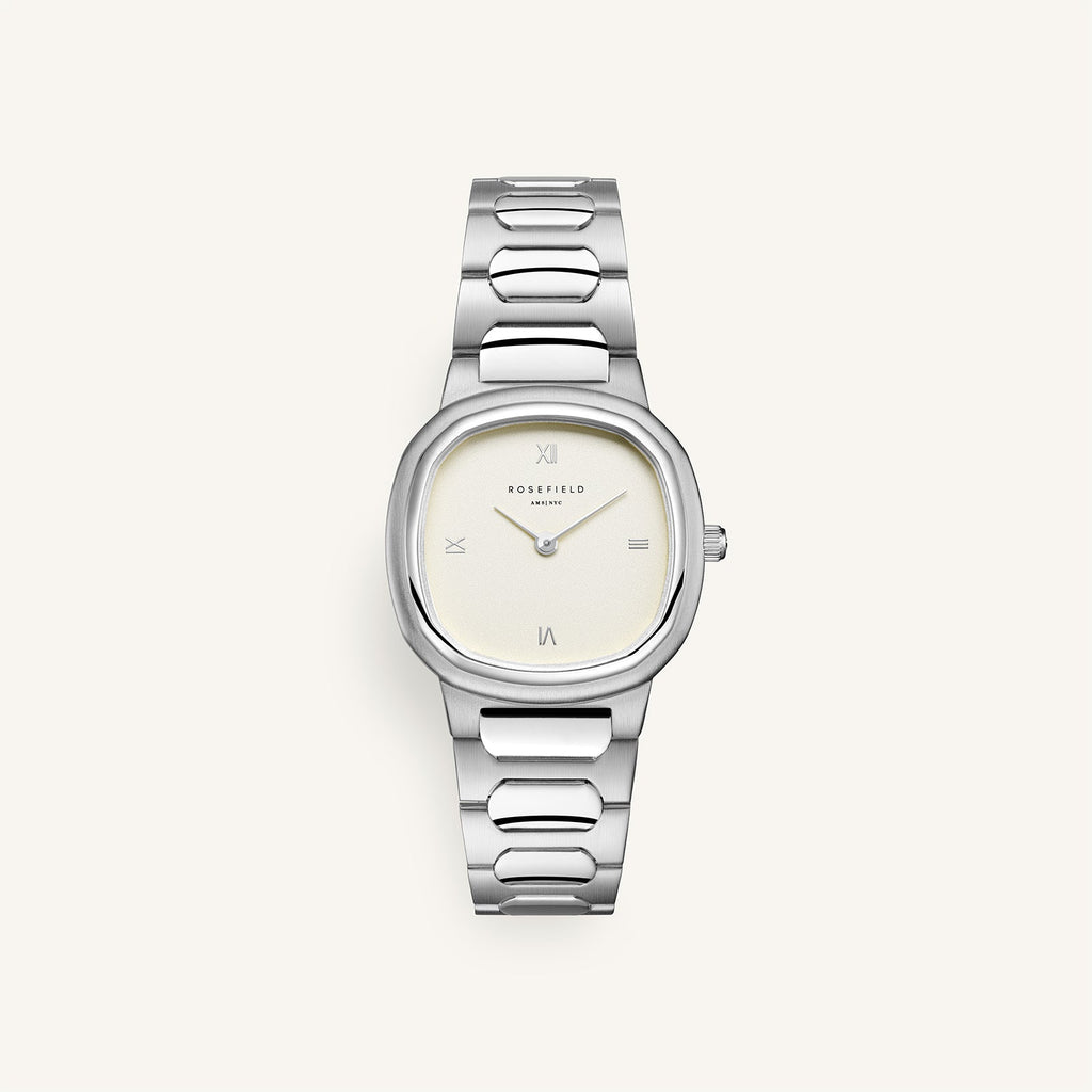 Rosefield Gaia Zilverkleurig Dames Horloge ORCSSS-OR02