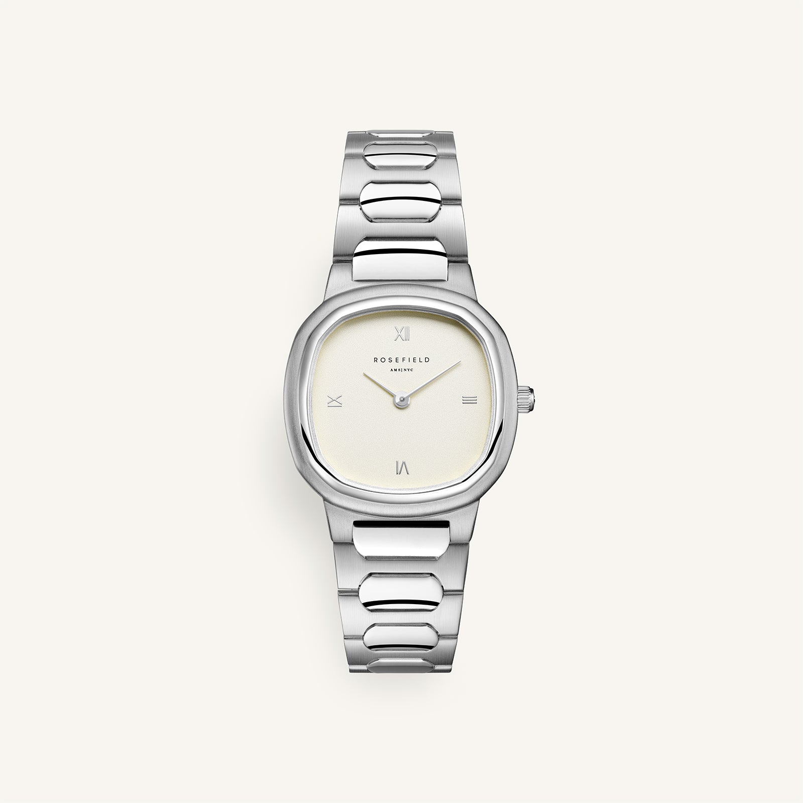 Rosefield Gaia Zilverkleurig Dames Horloge ORCSSS-OR02