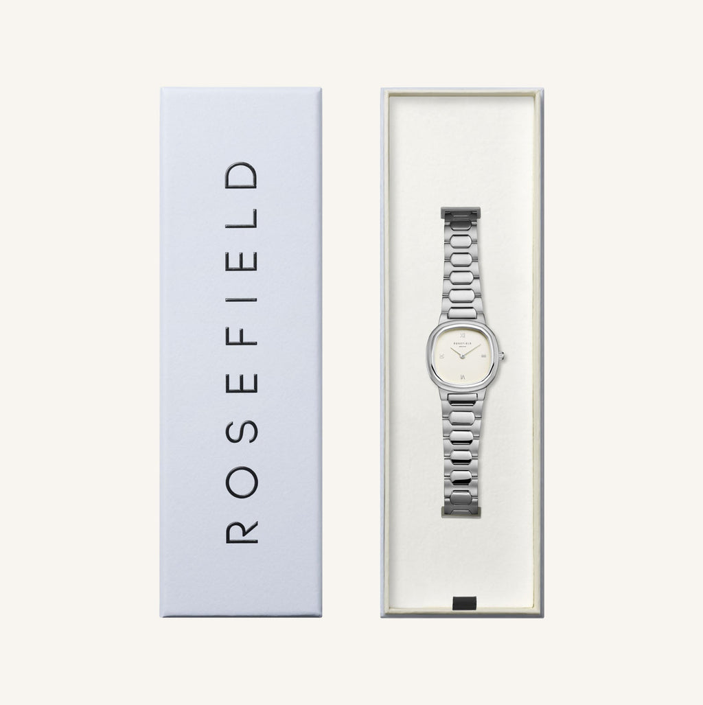 Rosefield Gaia Zilverkleurig Dames Horloge ORCSSS-OR02 M05