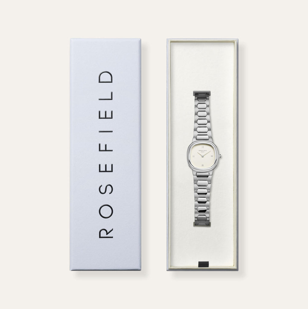 Rosefield Gaia Zilverkleurig Dames Horloge ORCSSS-OR02 M06
