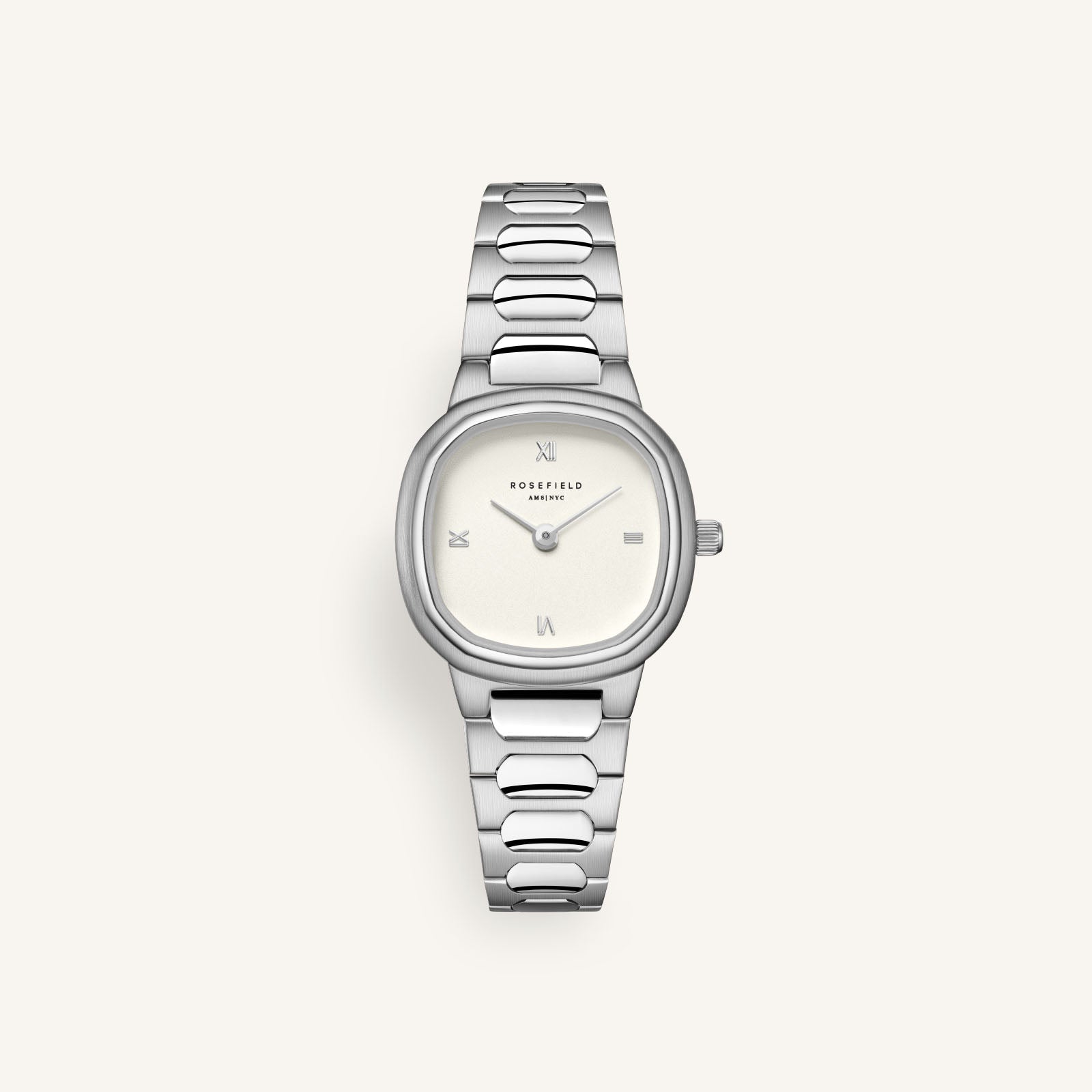 Rosefield Gaia XS Zilverkleurig Dames Horloge ORCSSS-OR05