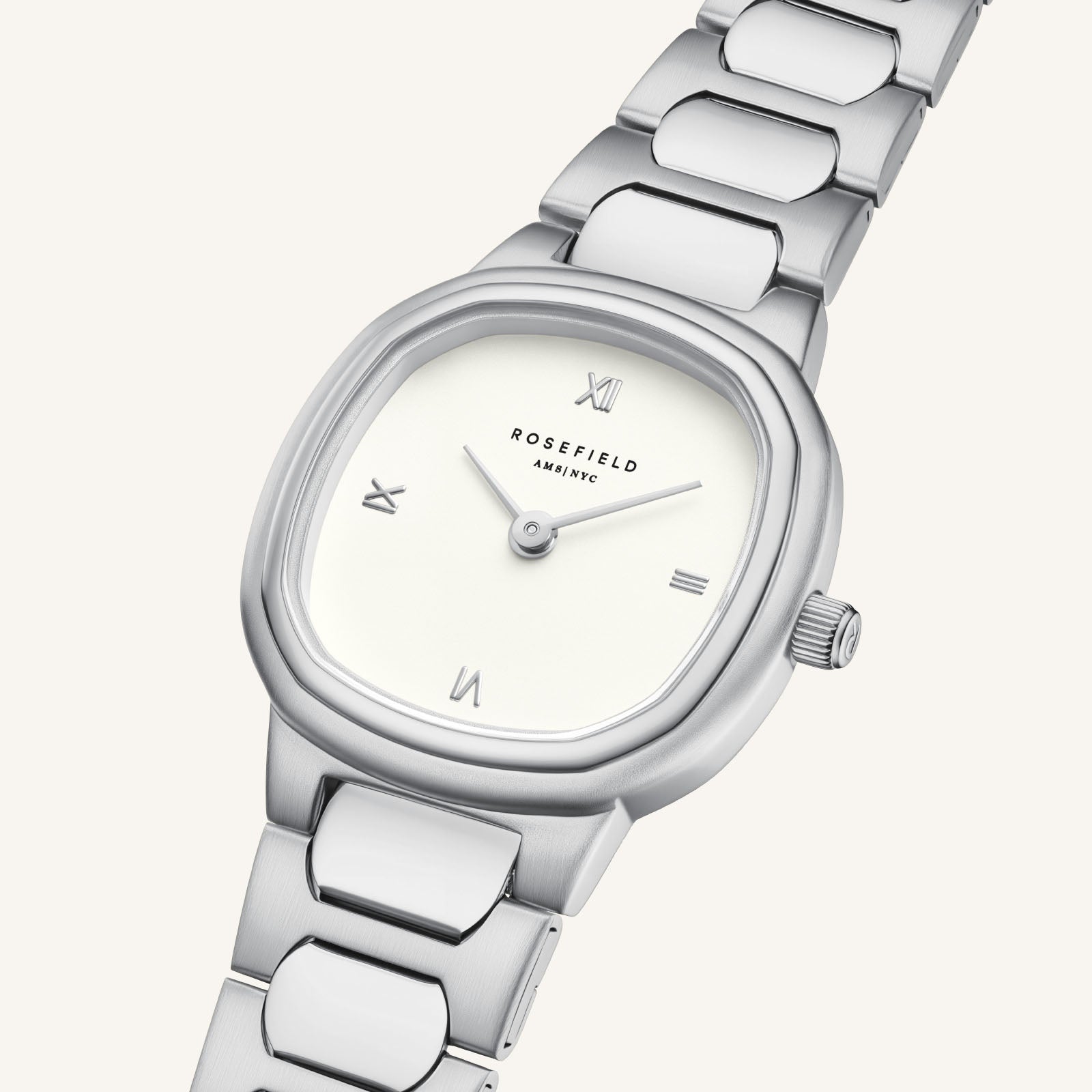 Rosefield Gaia XS Zilverkleurig Dames Horloge ORCSSS-OR05 M02
