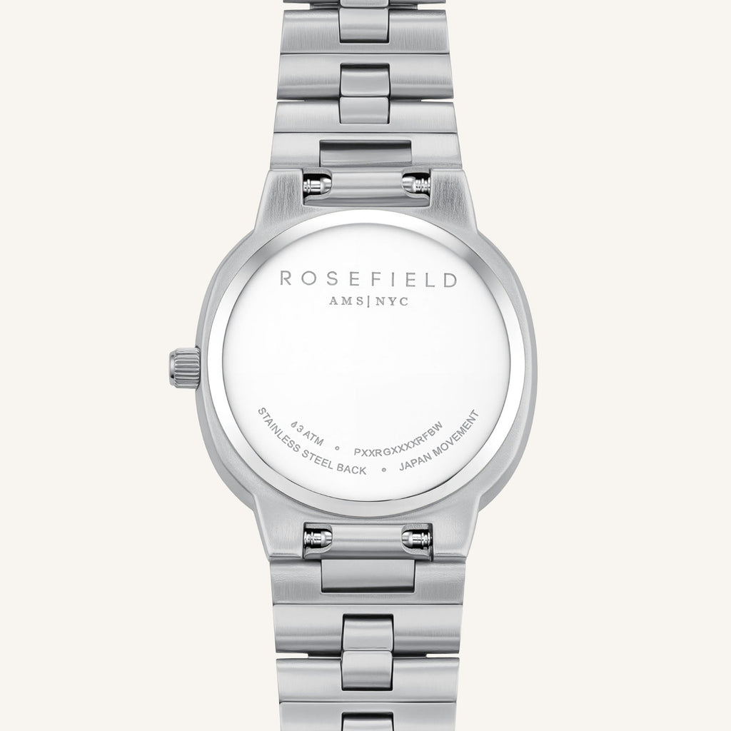 Rosefield Gaia XS Zilverkleurig Dames Horloge ORCSSS-OR05 M04